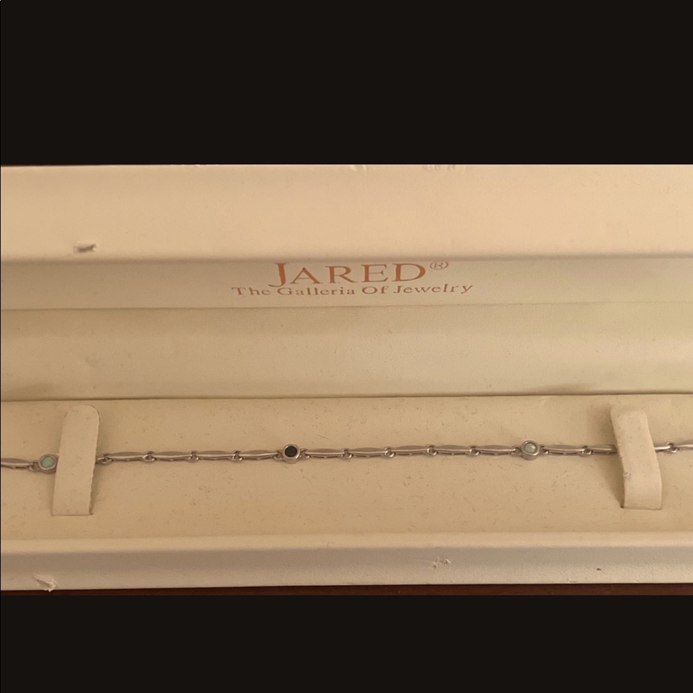 COPY - Sapphire and Opal ankle bracelet